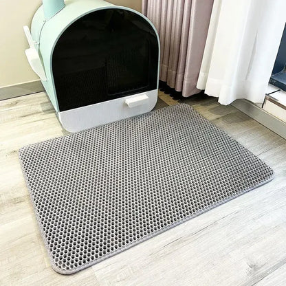 Cat Litter Mat Pet Toilet Waterproof Double Layer Pet Litter Box Mat Nonslip Sand Cat Washable Mat