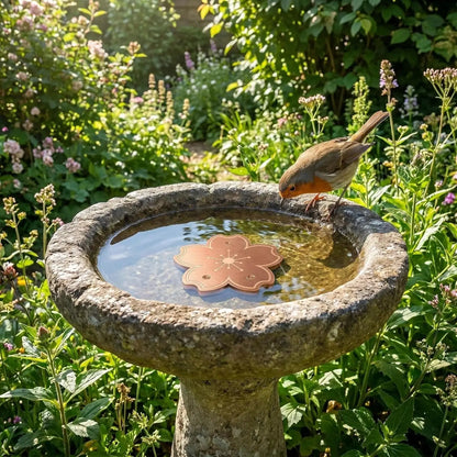 99.9% Pure Copper Bird Bath Cleaner Disc Physical Water Purifier Bird Water Feeder Outdoor Garden Birdbath Accessory
