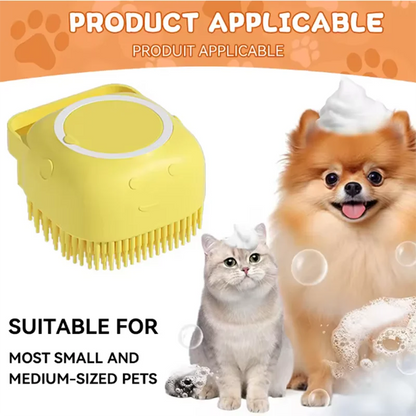 New Bath Massage Brush Bathroom Multifunctional Puppy Big Dog Cat Soft Safety Silicone Pet Accessories for Dogs Cats