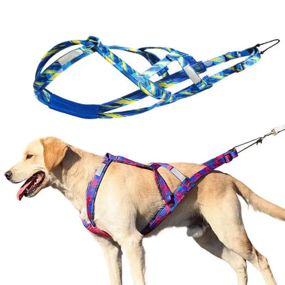 Dog Running Harness Sport Work Out Bikejoring Skijoring Speed Training Dog Pulling Harness Sled Harness