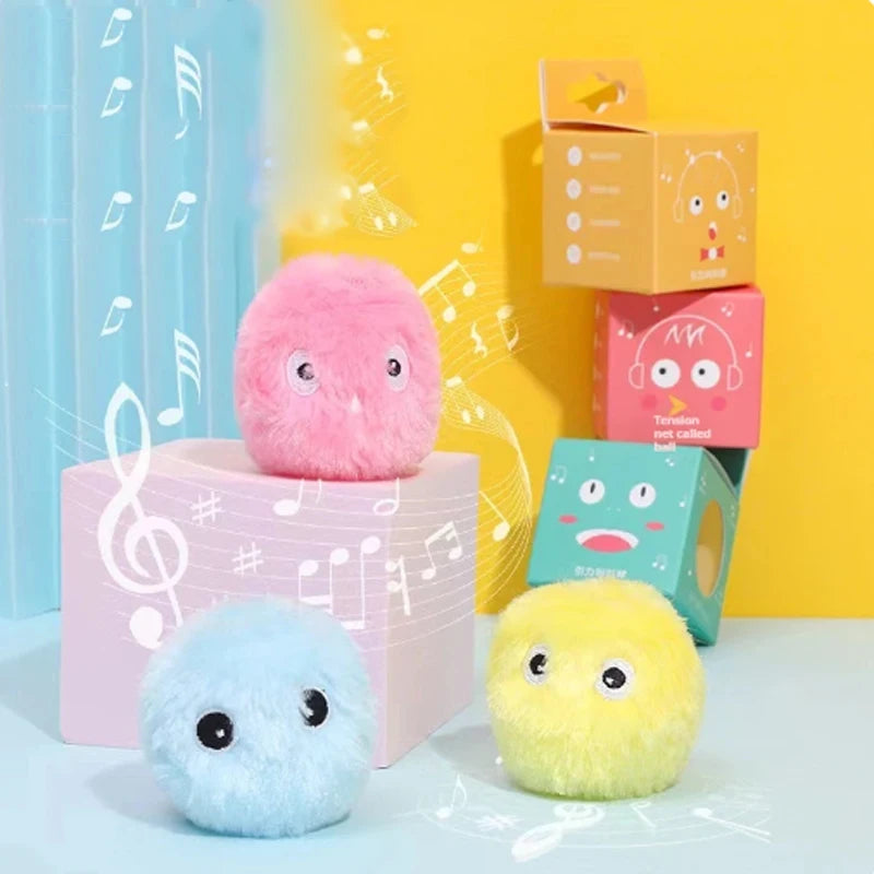 Smart Cat Toys Interactive Ball Catnip Cat Training Toy Pet Playing Ball Pet Squeaky Supplies