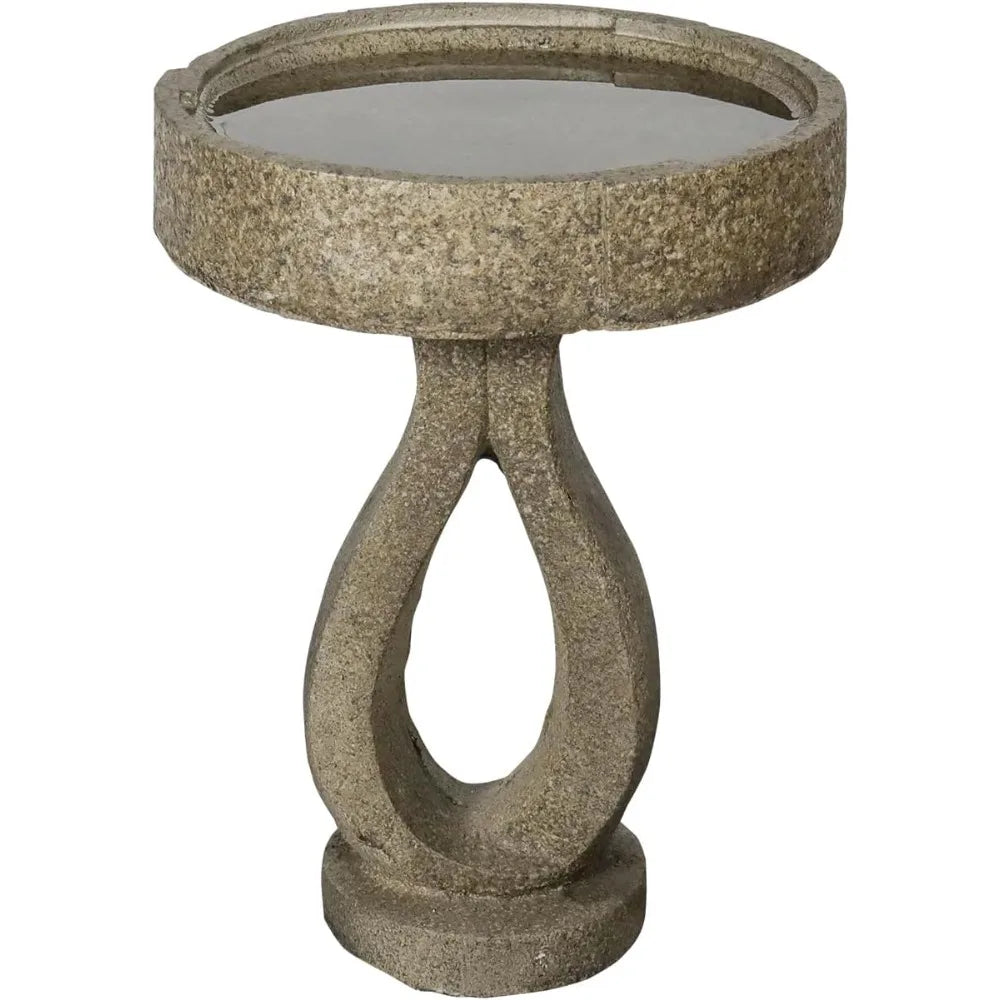 21.8”Birdbaths for The Garden Clearance -Concrete Modern Bird Bath for Outside, Yard Statue Decoration for Garden