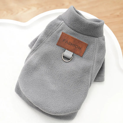 Winter Warm Dog Clothes for Small Dogs Fashion Dog Hoodies Solid Color Puppy Sweatshirt Soft Cat Pullovers Chihuahua Pet Hoodies
