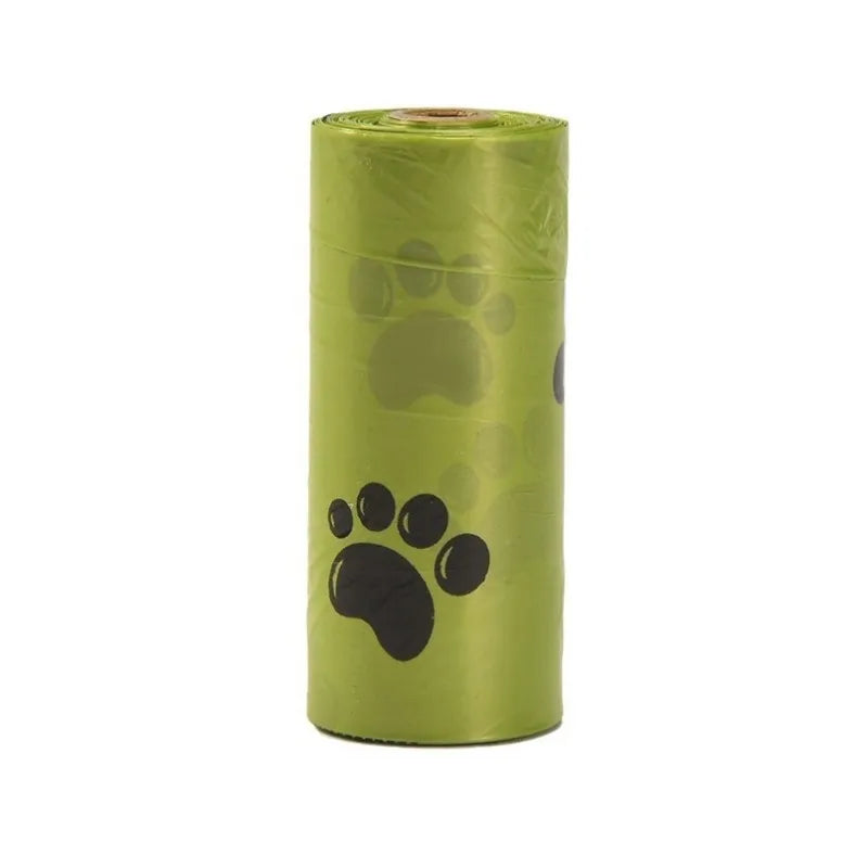 Dog Poop Bags Waterproof Dog Waste Bags Doggie Cat Puppy Outdoor Walk Home Clean Refill Garbage Bag Pet Supplies 15 Bags/Roll