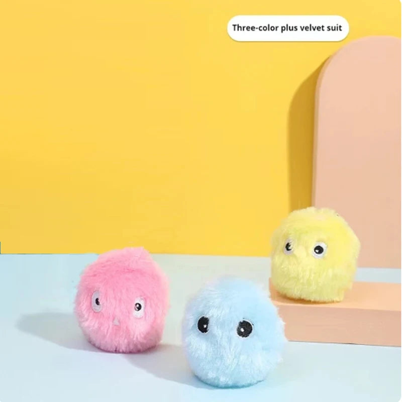 Smart Cat Toys Interactive Ball Catnip Cat Training Toy Pet Playing Ball Pet Squeaky Supplies