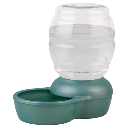 Innovative Gravity Pet Waterer with Microban Protection for Cats and Dogs - 1 Gallon Capacity Ideal for Home Use and Outdoor