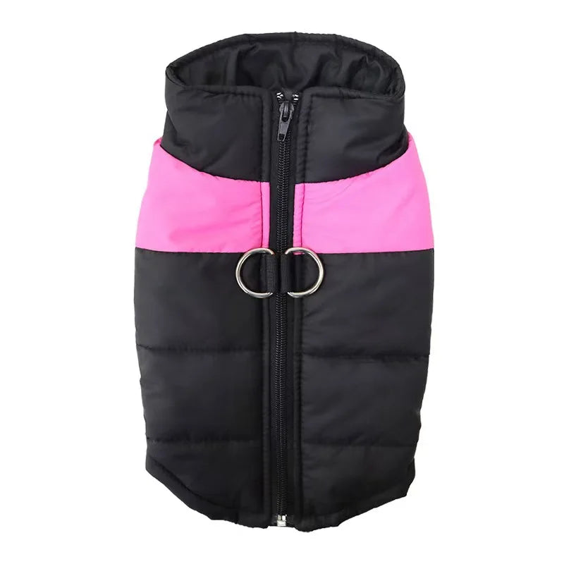 Waterproof Warm Dog Clothes Pet Coat Winter Vest Padded Zipper Jacket Small Medium Big Dogs