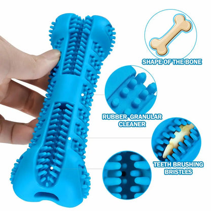 Soft Rubber Dog Toothbrushes Puppy Toys Dog Brush Stick 360 Degree Teeth Cleaning Toothpaste for Small Dogs